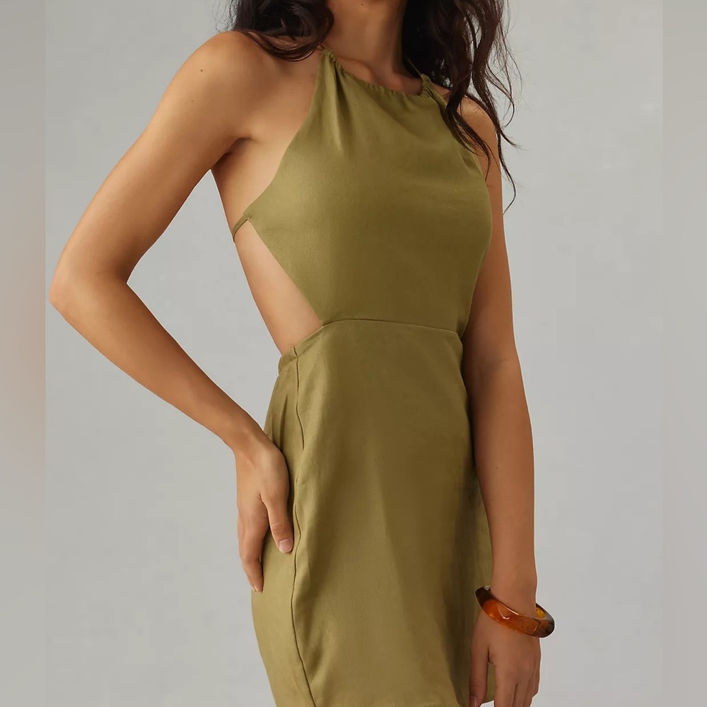 Reformation linen Mini dress